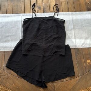 Atelier Jolie X Chloe Sheer Cami Tank Top & Shorts Set